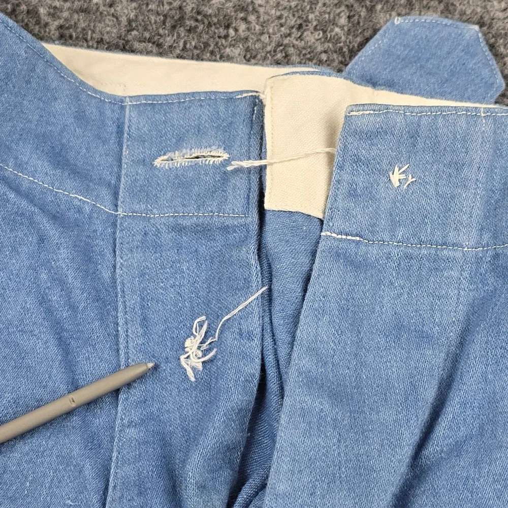 1930s Childs Chambray‎ Sailor Suit Vintage Nautical Outfit Shirt Pants Set